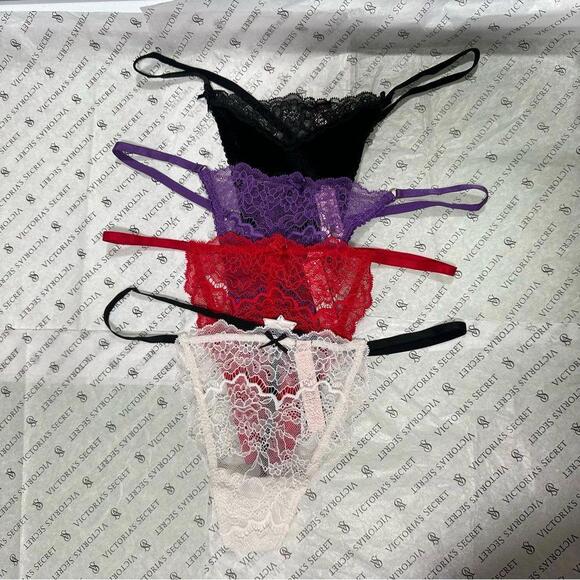 Victoria’s Secret Lace V-String Panty set - Picture 1 of 6